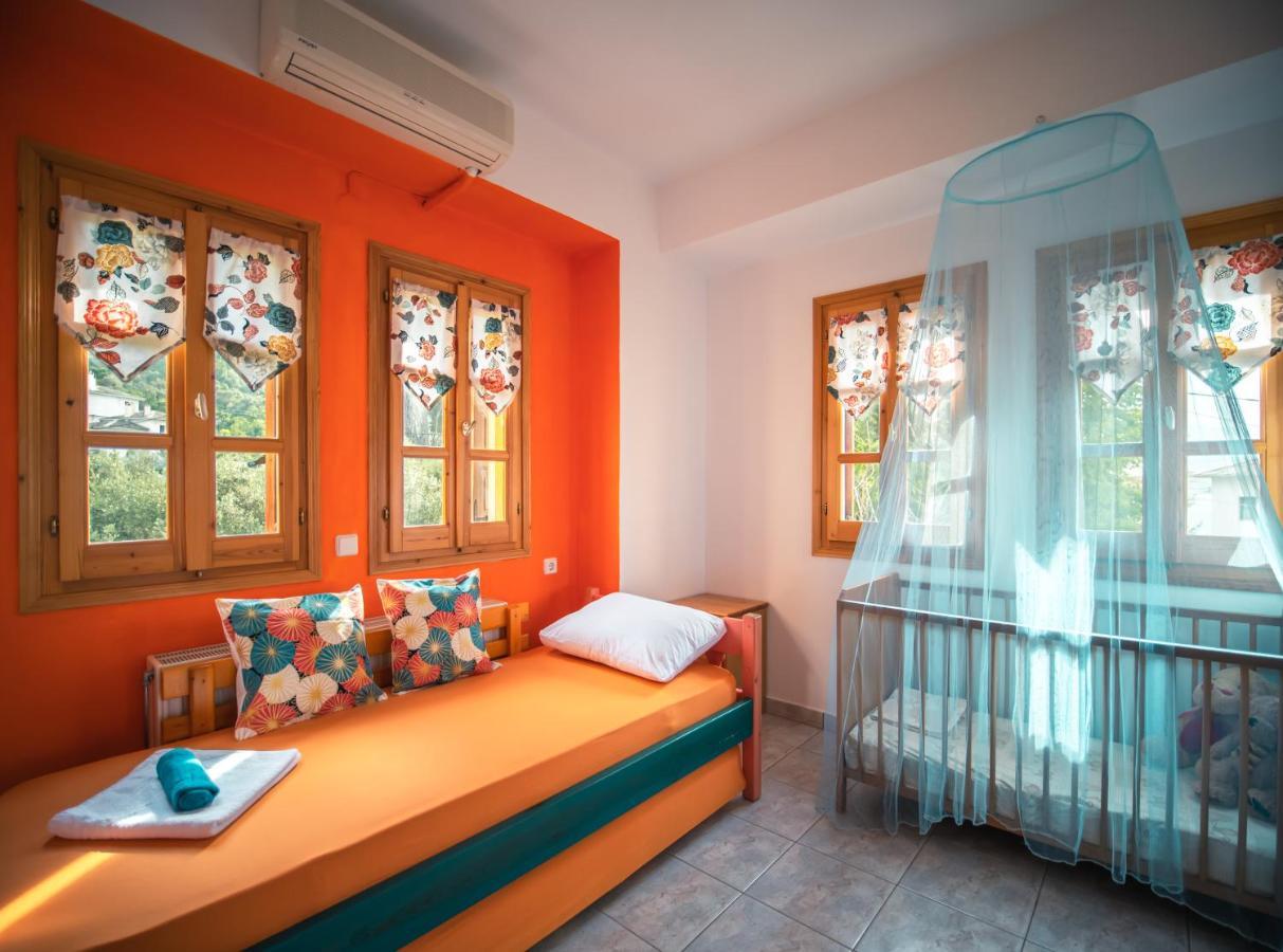 Orange House For Big Families In Damouchari - Delicious Houses Εξωτερικό φωτογραφία