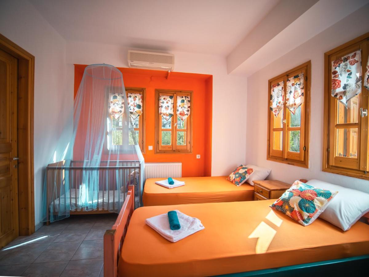 Orange House For Big Families In Damouchari - Delicious Houses Εξωτερικό φωτογραφία